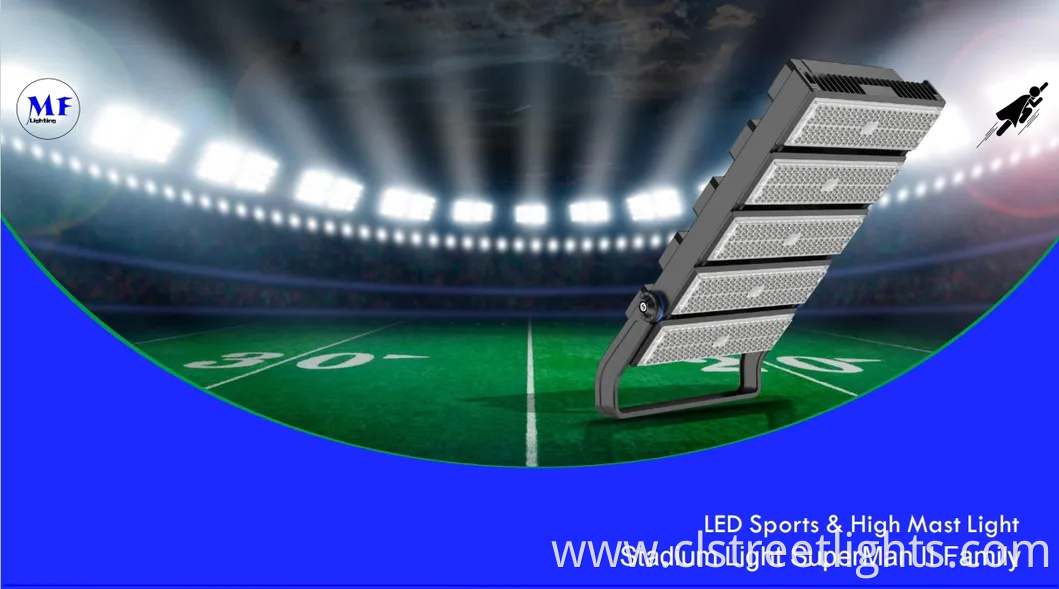 High Power Module 250W 500W 1000W 1250W 1500W Ik10 IP66 Outdoor Waterproof Tennis Sports LED Flood Light Stadium Light for Football Soccer Court